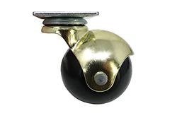 Berger matériel 9516 5,1 cm à capuche Boule Stem Caster, Laiton brillant, Laiton, 9517