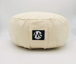 Cuscino Meditazione Yoga - ME 2020 - Handmade - Materiali naturali - Ripieno Grano Saraceno - Panna