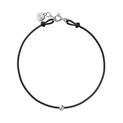 ICE Jewellery - Diamond bracelet - Cord Black (021093)