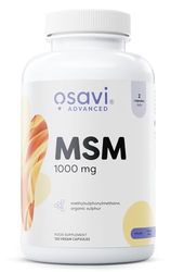 Osavi MSM, 1000 mg – 120 Vegan Capsules | Supports Joint Health & Skin Elasticity | Methylsulphonylmethane for Collagen & Keratin Production