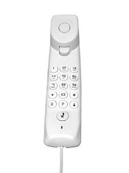 ALCATEL Temporis 10 Pro - Teléfono Profesional con Cable- Monopieza - Indicador Luminoso de Llamada entrante - Tecla de rellamada - Montaje en Pared - Blanco