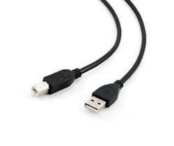 Watio Wave Cable USB 2.0 - tipo a/b M/M, 4.5 m, ideal para conectar impresoras y dispositivos, permite transferencia de datos rápida y segura.