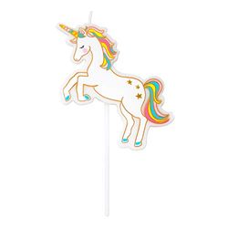Talking Tables Unicorn Candle Magical Statement Cake Topper Height 10cm