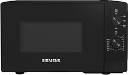 Siemens FF020LMB2 Stand Mikrowelle, 800 W, 20 L, Hydrolyse, LED-Beleuchtung, schwarz/edelstahl