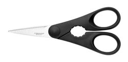 Fiskars Ciseaux de cuisine avec ouvre-bouteille, Longueur: 20 cm, Acier/Plastique, Essential, 1023820
