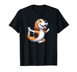 Lindo perro Beagle Yoga Gimnasia Camiseta