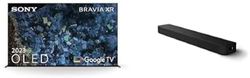 Sony BRAVIA XR, XR-83A80L, OLED, 4K HDR, Google TV, ECO PACK, BRAVIA CORE, Ottimo per PlayStation 5, Metal Flush Surface Design + HT-S2000 Soundbar Dolby Atmos a 3.1 canali