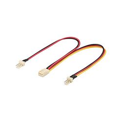 Wentronic Cabo Molex (macho / feminino, 0,22 m, 2 x 3-pin M 1 x 3-pin H)