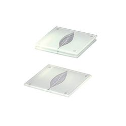 Zeller Present 26232 Ensemble de 4 sous-Verres 10 x 10 cm