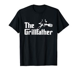 The Grillfather Funny BBQ Barbecue Grill Chef Smoker Gift Camiseta