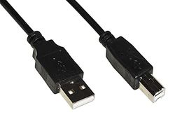 LINK LKCUSB2N Cavo USB 2.0 Connettori A-B in Rame Mt 1,80 Colore Nero