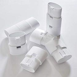 Helping Hand Company Kingfisher Bath Seat 2" / 50mm Extension Leg Set Only. Set of Four. White Plastic. Adjust Height of Kingfisher Bath Seat from 6" (150mm) to 12" (300mm).
