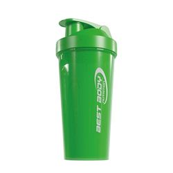 Best Body Nutrition Shaker, verde, 700 ml & Edition Shaker, 700ml, negro (Black steel)