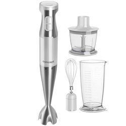 CONCEPT TM4910 Frullatore a immersione con tritatutto, frusta e contenitore di miscelazione 1000 W