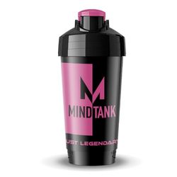 MINDTANK Coctelera de 700 ml, color rosa, base especial para batido perfecto, apto para lavavajillas