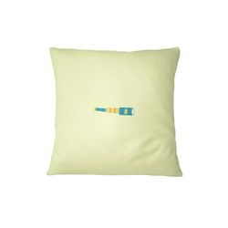 Bona Basics, Funda de cojín Decorativa,Decoración del hogar, para sofá, cafetería, Tamaño: 45X45 cm, Color: Amarillo Claro