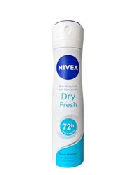 NIVEA Déodorant Spray Dry Fresh 6 x 150 ml, Déodorant femme pour une protection sûre 72h, Deo Spray anti-transpirant sans alcool et dermotesté pour une agréable sensation de fraîcheur