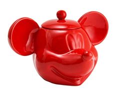 Joy Toy 62130 Mickey Mouse 3d Bote para galletas (25 X 17 X 20 CM), color rojo
