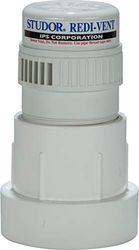 WELD-ON 20346 Redi-Vent Lucht Toegangsklep met PVC Adapter, Wit, 1/4 Pint (4 fl oz)