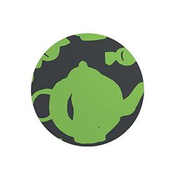 Questo Casa, Round Digital Printed Mouse Pad, Non-Slip Base, for Office and Home, Diameter:22cm