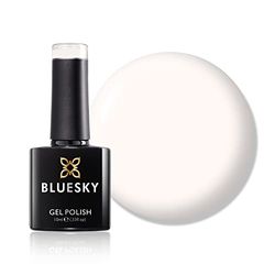 Bluesky Gel Nail Polish, Milky White A049, Long Lasting, Chip Resistant, 10 ml (Requires Drying Under UV LED Lamp)