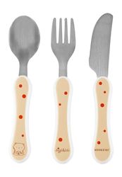 SIGIKID 52924 kinderen bestekset Mister O'Lui 3-delig lepel, vork, mes