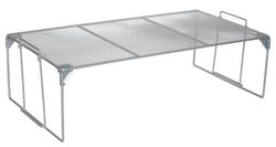 Zeller 17758 Etagère Multi-usages Métal Argent 61,5 x 30,5 x 40 cm