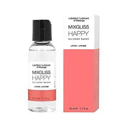 Mixgliss Silicone Happy 50 ml Litchi Massage Fluid
