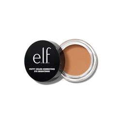 e.l.f. Putty Colour-Correcting Eye Brightener, illuminante e primer per il contorno occhi, riduce l’aspetto delle occhiaie, prodotto vegano e non testato sugli animali, Medium/Tan
