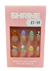 SHRINE FALSE NAILS HAPPY GO LUCKY 20 PACK
