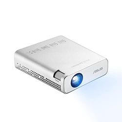 ASUS ZenBeam E1R mini LED projector – 200 LED lumens, WVGA (854x480) resolution, automatic portrait projection mode, built-in battery for up to 4-hour portable video playback