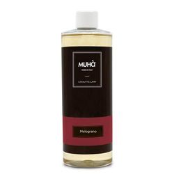 MUHA'| Ricarica per Lampada Catalitica, Fragranza Melograno, Profumatore per Ambienti, Formato da 500 ml