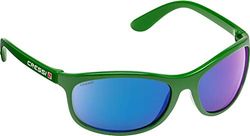 Cressi Rocker Lunettes de Soleil de Sport Flottantes avec étui Rigide Mixte, Vert/Verres Miroir Vert, Une Taille