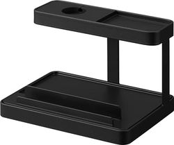 Yamazaki 1872 TOWER Smartphone & Device Charging Stand, black, Steel/ABS Resin/Silicone, 16 x 11.6 x 10 cm