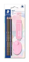 Staedtler Lot de 61 SBK3 PA avec crayons, gomme, double pointe de haute qualité