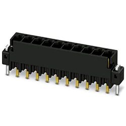 PHOENIX CONTACT MCV 0,5/14-G-2,54 P20 THR R56 PCB-connector, 0,5 mm² nominale doorsnede, 14 aansluitingen, MCV 0,5/.-G-THR artikelfamilie, 2,54 mm rastermaat, zwart, 315 stuks