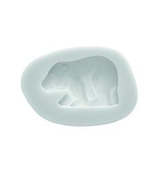 silikomart Molde de Silicona para Pasta de azúcar SLK119, Blanco