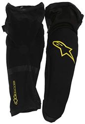ALPINESTAR Men's Paragon Plus Knee/Shin Protector, Black Acid Yellow, X-Small