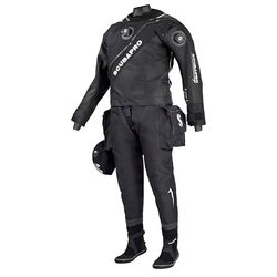 Scubapro Definition Dry HD Cag. H. 4XL drukregelaar set voor duiken in koud water, uniseks, volwassenen, zwart