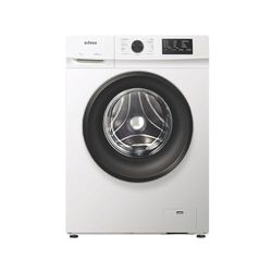 Edesa Lavadora de Libre Instalación EWF-7201 WH Capacidad 7 KG Carga Frontal 15 Programas de Lavado Gran Velocidad 1400 r.p.m Bloqueo Seguridad y Puerta Pantalla LED Color Blanco