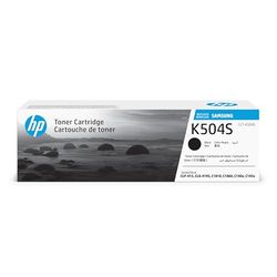 Samsung CLT-K504S, SU158A, Negro, Cartucho Tóner Original, de 2.500 páginas, compatible con impresoras Samsung LaserJet Color Serie CLP-415, CLX-4195, Samsung LaserJet Xpress Color Serie C1404 y C1453