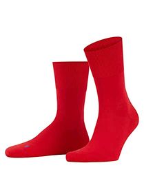 FALKE Uniseks-volwassene Sokken Run U Sso katoen functioneel materiaal eenkleurig 1 paar, Rood Fire 8150, 44-45