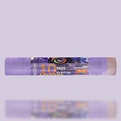 VAPA Sacs poubelle 120 L, 70 x 110, couleur blanche, parfum lavande avec poignées (6 rouleaux 10 pièces)