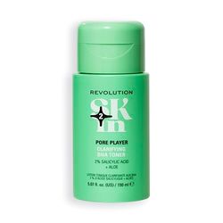 Revolution SKin, Pore Player Clarifying Toner, Tonico Viso Purificante con Acido Salicilico, Esfolia Delicatamente, Vegano e Cruelty-Free, 150ml