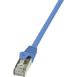 LogiLink CP1036S CAT5e F/UTP patchkabel AWG26 blauw 1,00m
