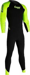 Cressi Karua Man Monopiece Swimsuit 3/2mm, Muta da Nuoto Uomo, Nero/Lime, M