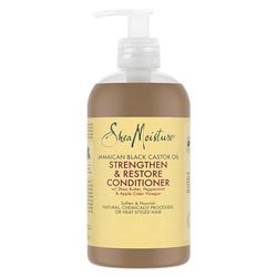 SHEA MOISTURE Jamaican Black Castor Oil Strengthen & Restore Conditioner no silicones or sulphates for chemically processed, heat styled or natural hair 384 ml