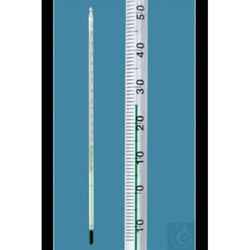 Thermomètre à usage général Amarell®, forme tige, -10/0+150:1°C, fond blanc, biologique