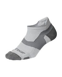 2XU UK Vectr Merino Light No Show Chaussettes Homme, Gris, L