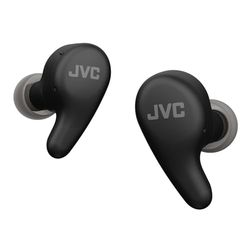 JVC HA-A23T-B Écouteurs True Wireless Gumy Premium avec Annulation du Bruit, Bluetooth 5.4, Mode sonore ambiant, 26 Heures d'autonomie et étui de Charge translucide, USB-C, Noir